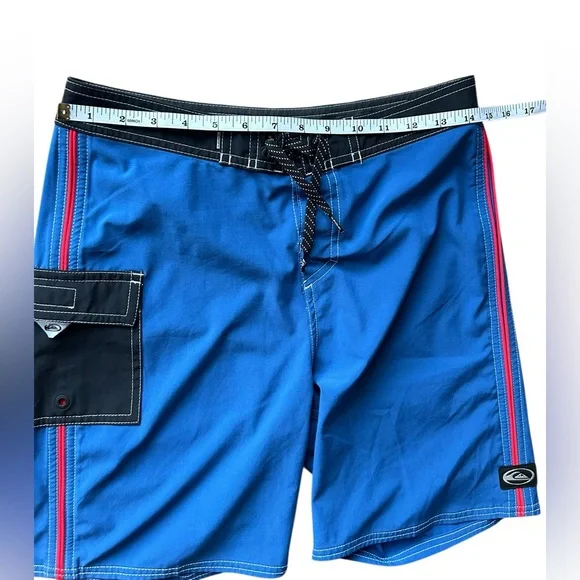 Quiksilver Saturn Blue Boardshort Swim Trunks SIZE 14 Board Short - Picture 12 of 15